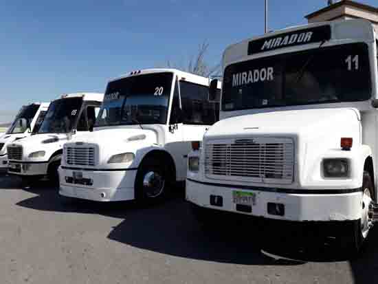 Nuevas unidades de transporte en Ramos Arizpe 