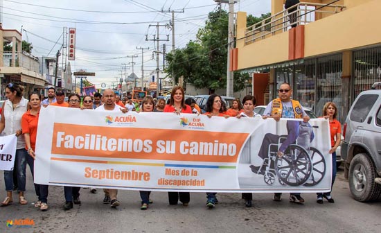 Celebran la caminata “Facilitemos su Camino” como apertura al mes dedicado a las personas con discapacidad 