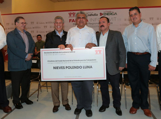 Visita del titular del INFONAVIT deja grandes beneficios para Coahuila 