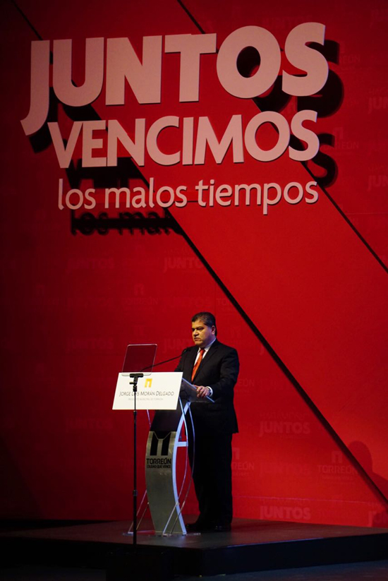 Acude Riquelme a informe de alcalde de Torreón 