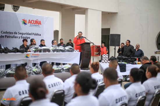 “Hoy en Acuña la Policia Municipal está del lado de los ciudadanos y no de la delincuencia”: Lenin Pérez 