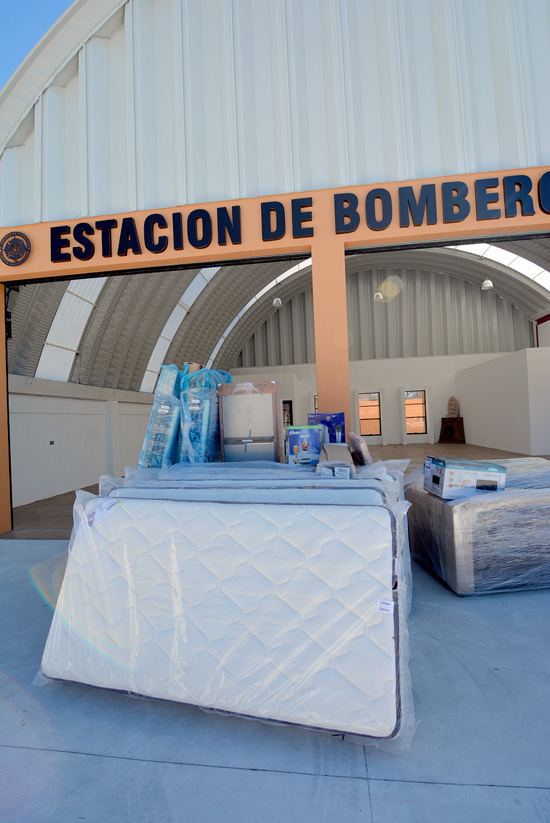 ALCALDE SUPERVISA ESTACIÓN DE BOMBEROS Y CENTRO COMUNITARIO DE ZONA CENTRO 