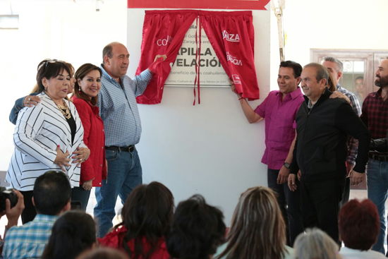 Inaugura gobernador Capilla de Velación en Saltillo en apoyo de familias 