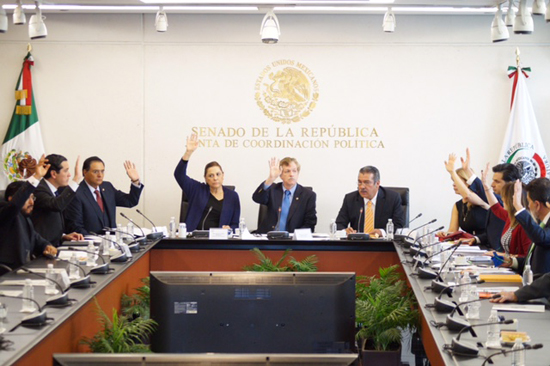 Intervención de la senadora Hilda Estela Flores Escalera durante la reunión de comisiones unidas de Educación y de Estudios Legislativos 