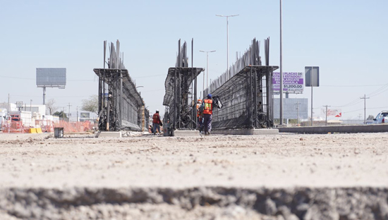 Supervisa Rubén Moreira construcción de Puente Álamos 