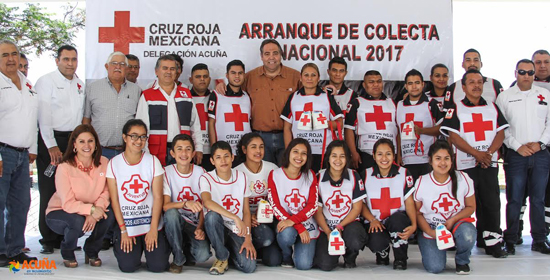 Arranca alcalde Colecta Nacional de la Cruz Roja 2017 