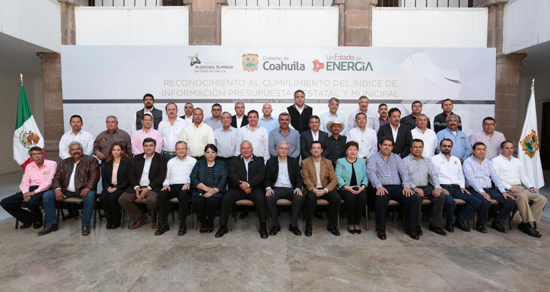 Coahuila y sus 38 municipios son referente nacional en transparencia presupuestal 