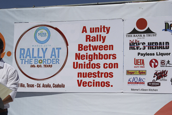 Con un llamado a la hermandad, a buscar coincidencias y restar diferencias, Acuña y Del Río celebraron Rally de la Unidad 