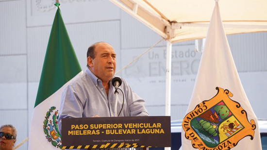 Entrega gobernador Rubén Moreira más puentes para elevar la competitividad y desarrollo del estado 