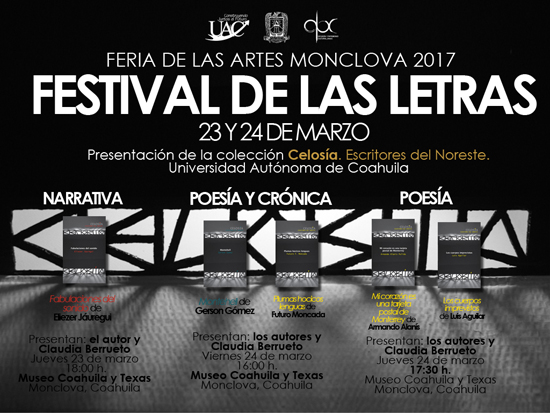Participa la UA de C en la Feria del Arte 2017 de Monclova, Coahuila 