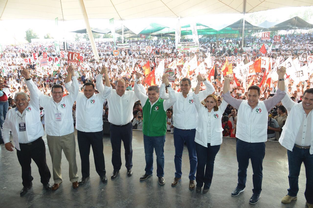  Protesta Miguel Ángel Riquelme como candidato del PRI a gobernador
