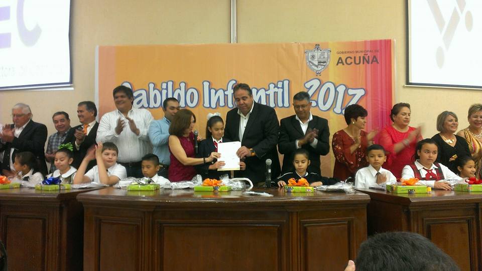 Educan a la niñez en la participación democrática en  elección de Cabildo Infantil de Acuña
