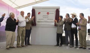  Inaugura EPN Parque "Eólica de Coahuila"