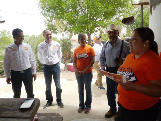 Realizaron candidatos de Alianza Ciudadana intensa jornada en el sector rural de Acuña 