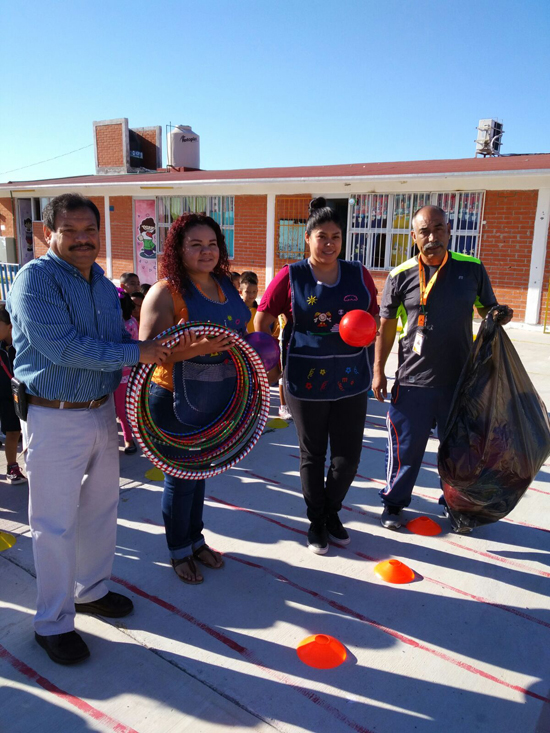 Activan a estudiantes del “Jardín de Niños Coahuila” del fraccionamiento Noblasi II 