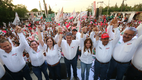 Cierra campaña Riquelme en Acuña, está listo para ser gobernador 