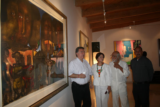 El pintor Gustavo Ramos un orgullo nacional donará su valiosa colección de arte a ciudad Acuña