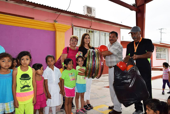 Activan a 200 pequeños del jardín “Alfredo Garza Garza”, a través de programa municipal 