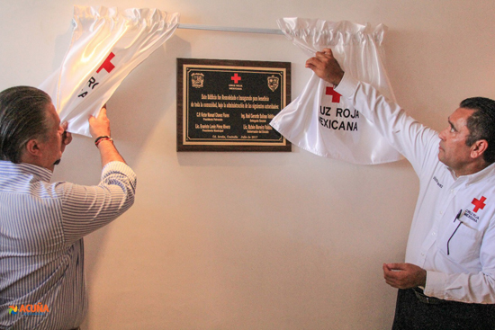 Inauguran Delegación Acuña de la Cruz Roja Mexicana 