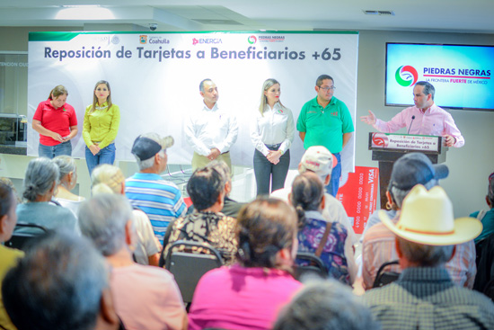 INICIA LA ENTREGA DE TARJETAS BANORTE A BENEFICIARIOS DE PROGRAMA “+65” 
