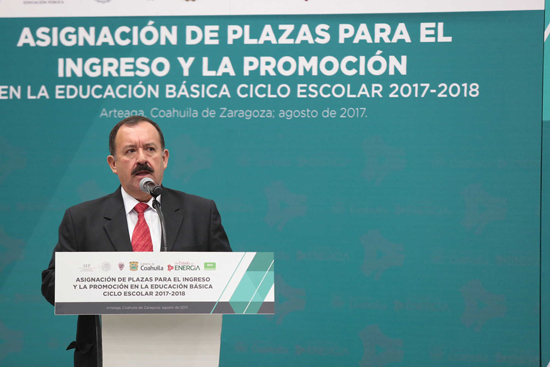 Asignan en Coahuila plazas para el ingreso y promoción de educación básica ciclo 2017-2018 