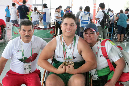 Coahuila cierra con 21 oros y finaliza en la posición 14 de la Paralimpiada Nacional 2017 y supera el lugar 17 del 2016 