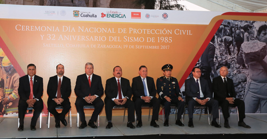 Conmemora Coahuila el Día Nacional de Protección Civil 