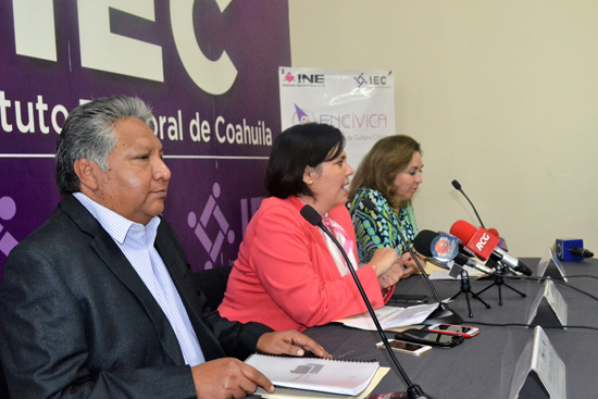Presentarán INE e IEC la Estrategia Nacional de Cultura Cívica 2017-2023 