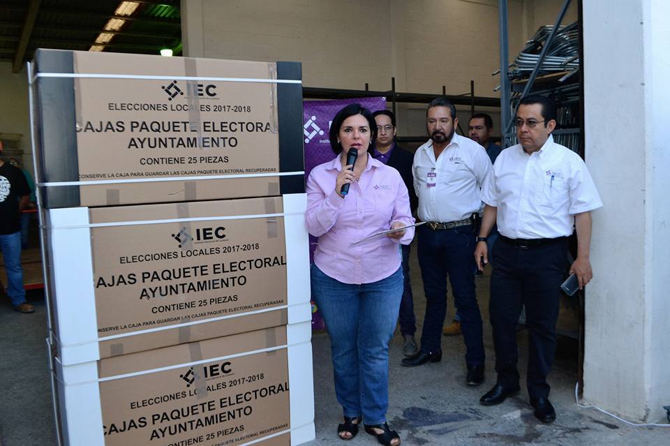 Recibe el Instituto Electoral de Coahuila el Material Electoral 