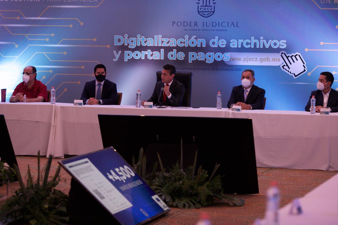 Presenta Poder Judicial Digitalización de Archivos