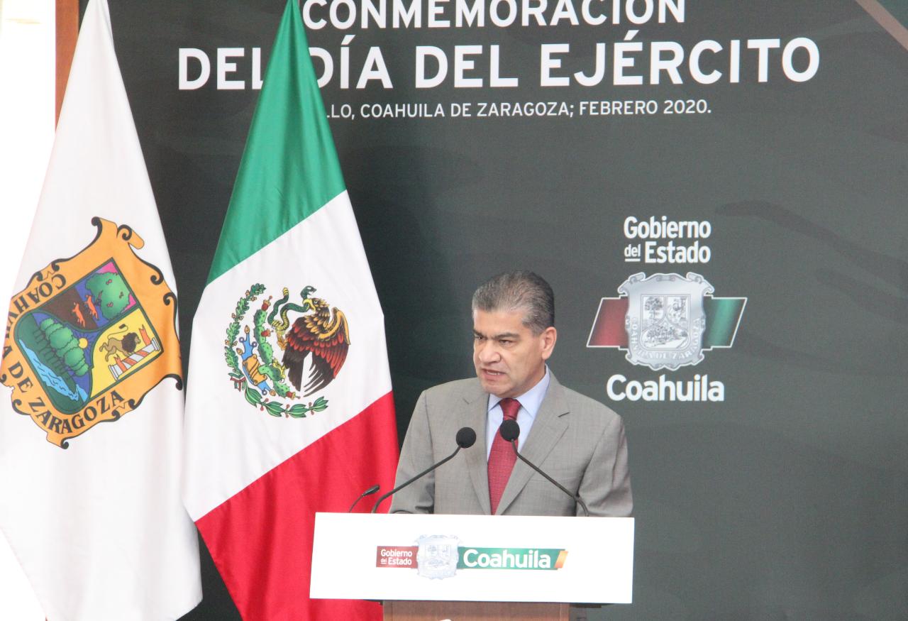 Coahuila reconoce la labor del Ejército Mexicano