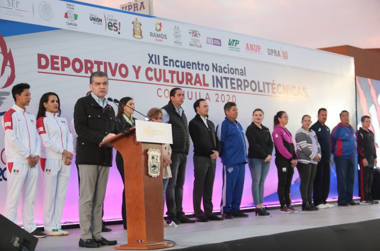 INAUGURA MARS ENCUENTRO NACIONAL CULTURAL Y DEPORTIVO DE LAS UNIVERSIDADES POLITÉCNICAS