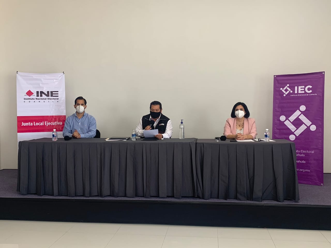 Garantizan INE, IEC y Gobierno de Coahuila protocolos sanitarios para el Proceso Electoral Local