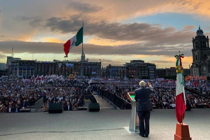 Discurso del presidente Andrés Manuel López Obrador a 3 años de gobierno 2018-2021