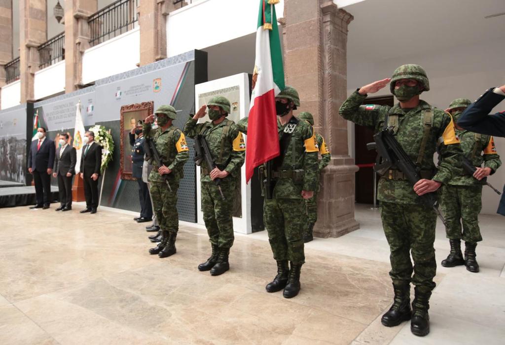 Conmemoran en Palacio de Gobierno el 108 Aniversario de la firma del Plan de Guadalupe