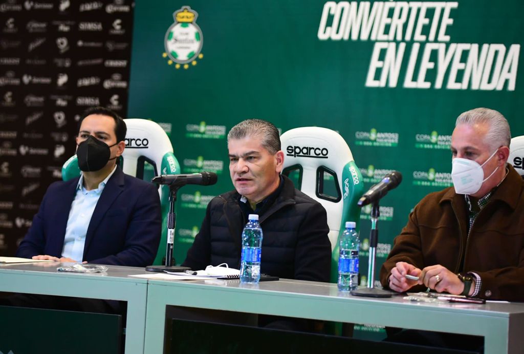 PRESENTAN GOBERNADORES DE COAHUILA Y YUCATÁN LA ‘COPA INTERNACIONAL SANTOS-YUCATÁN 2022’