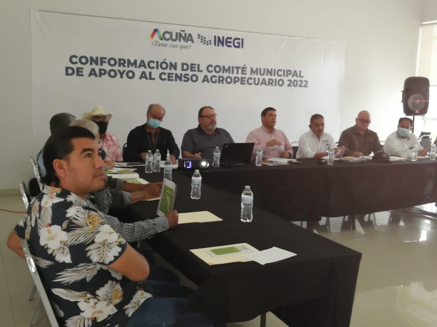 CONFORMARON EN ACUÑA EL COMITÉ MUNICIPAL DE APOYO AL CENSO AGROPECUARIO 2022