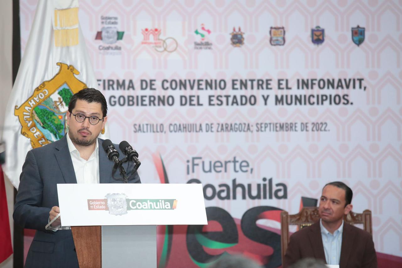 INFONAVIT Y GOBIERNO DE COAHUILA COLABORAN PARA OFRECER VIVIENDA SOCIAL ECONÓMICA