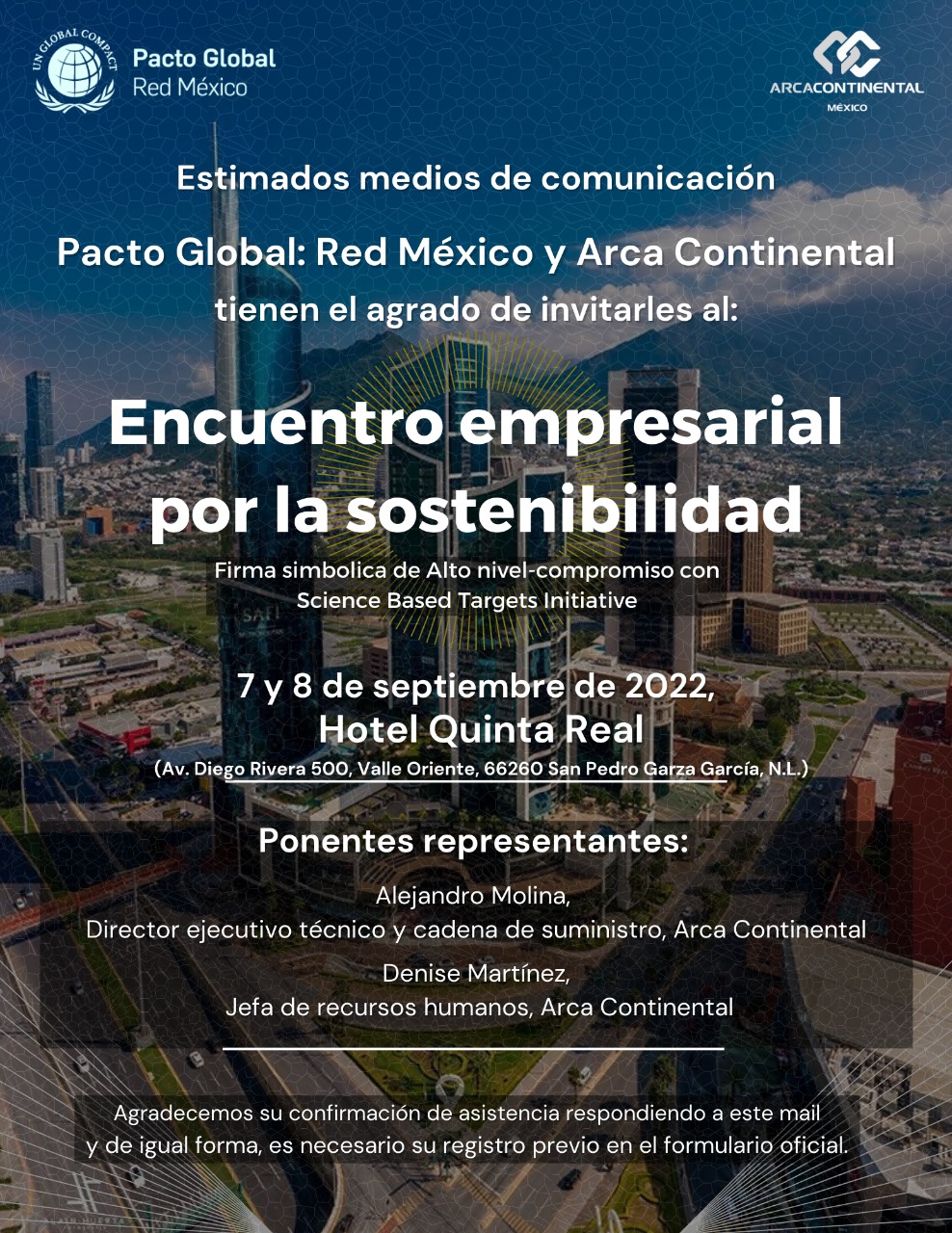 Nuevo León es sede del Primer Encuentro Empresarial por la Sostenibilidad