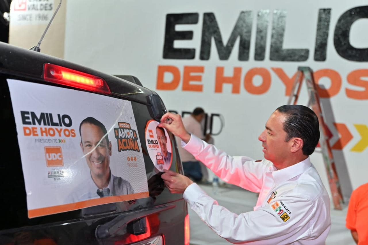 Arranca Emilio De Hoyos el camino a la victoria por la alcaldía de Acuña